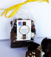 Les amandes et olives du Mont Bouquet - Ballotin "douceurs chocolatées aux amandes" 200 g