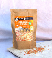 Sa Majesté la Graine - Mélange Quinoa/lentilles Corail BIO origine France - 500g