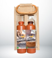 Adal Terra - Coffret cadeau - Coffret Huiles Gastronomiques de Pavot Bio 2X200ml