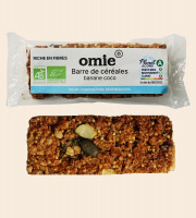 Omie - Barre de céréales banane coco - 25 g