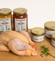 La ferme du Caillaud - Colis gourmand BIO – poulet et conserves