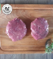 Ferme GAEC Côte Pardin - [SURGELE] 30-32 Beef Haché / Préparation Burger de Boeuf BIO Race Aubrac