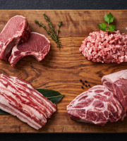 Terres de Bon Sens - Colis de porc gascon 4,8 à 5,1 kg