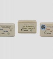 Ferme des bien-vivants - Lot de 3 savons au lait de chèvre