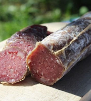 Ferme de Pleinefage - Lot de 2 Saucissons Pur Canard + 1 terrine Campagnarde 140g OFFERTE
