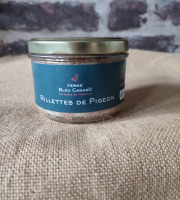Ferme Bleu Canard - lot de 12 rillettes de pigeons