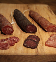 Les Jambons de Lessay - TRIO DE SAUCISSES SECHES Jambon Canard Poulet
