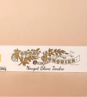 Maison Jonquier - Nougat blanc tendre - 200g - 40% d'amandes - Artisanal