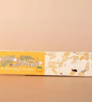 Maison Jonquier - Nougat blanc tendre à la Mirabelle - 100g - Artisanal