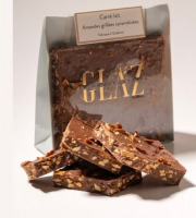 Glaz la chocolaterie de la presqu’île - [Précommande] Carré chocolat lait amandes grillées caramélisées