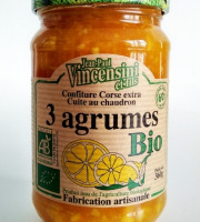 Jean-Paul Vincensini et Fils - Confiture de 3 Agrumes Bio