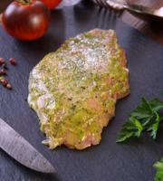 La Ferme du Chaudron - Escalopes Jambon BIO Marinées (Ail des ours)