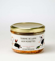Les foies gras du Ried - Terrine de lapin aux noisettes - 180g