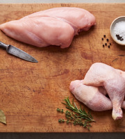 Terres de Bon Sens - Poulet BIO Pack découpe sans ailes de 2