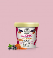Glaces La Mémère - Glace cassis touche de caramel 500ml