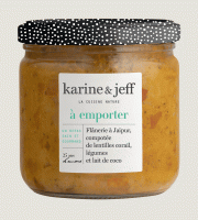 Karine & Jeff - Lentilles corail, légumes et lait de coco - Flânerie à Jaipur 350g