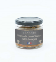 Venandi Sauvage par Nature - Rillette de Bœuf Wagyu 100% français - 12x150g