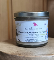 Les Délices du Coin - Toastinade foies de canard et poivre vert 100g