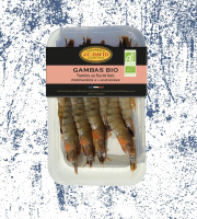 La Paysanne des Mers - Gambas de Madagascar BIO fumées - 150g