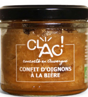 CLAC Conserverie - Confit d'oignons à la bière artisanale bio - 110g