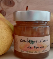 Les Vergers de la Vautée - Confiture Extra de Poires  250g
