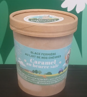 Les Pâturettes de Bodavel - Glace Caramel au beurre salé 4x480ml