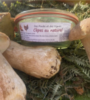 Des Poules et des Vignes à Bourgueil - Cèpes au naturel