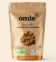 Omie - Granola cranberries amandes - avoine français - 330 g