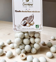 Cocoripop - Noisettes chocolat blanc noix de coco 100g