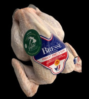 La Guyotte Ferme Bressane - Le Poulet de Bresse AOP Prêt à cuire  2,2 kg