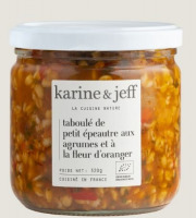 Karine & Jeff - Taboulé de petit épeautre aux agrumes et à la fleur d'oranger 320g