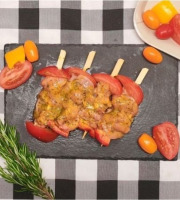 La ferme Grandvillain - Brochette de poulet marinade ail des ours - 4 x 180g