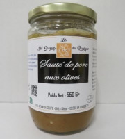 Les Bel' saveurs du Rouergue - SAUTE DE PORC AUX OLIVES 550 Gr