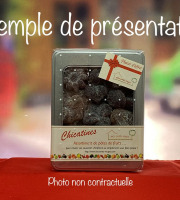 Les Perles Rouges - Boîte Chicatines  3 (pâtes de fruits) PROMO - 20 % Les perles rouges de 500 g (Nature )