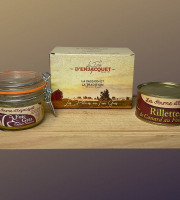 La ferme d'Enjacquet - Coffret Dégustation Foie Gras & Rillettes - Le goût authentique du Gers x 10
