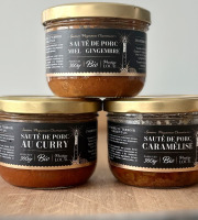 Saveurs Paysannes Charentaises - Trio de sautés de porc BIO aux saveurs du monde