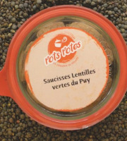 Pots Potes - Saucisses lentilles vertes du Puy