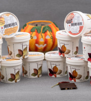 Le Jardinier Glacier - LOT SPECIAL HALLOWEEN 12 pots: 6 Chocolat aux  Piments de Bresse et  6 Potimarron Aux Epices