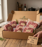 La Ferme Heureuse - Colis Bœuf Angus FAMILIAL - 10 kg