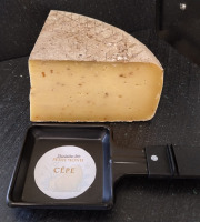 Ferme des Petits Monts - Raclette fermière CEPE BIO au lait cru - Quart Meule 1,5 kg