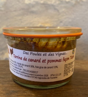 Des Poules et des Vignes à Bourgueil - Terrine de canard et  pommes façon Tatin