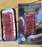 Charcuterie Mannei - Lonzo de Corse - AOP- Porc Noir Nustrale -Sans Nitrites-