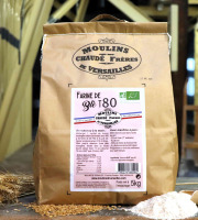 Moulins de Versailles - Farine De Blé Bio T80 / Bise - 5kg