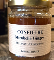 Piments et Moutardes du Périgord - Confiture Mirabelle Ginger 200g