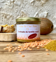 Ferme du Chat Blanc - Tartinable de Lentilles Corail - Curry et Lait de Coco - 15cl