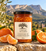L'OLIVERAIE DU COUDON - CONFITURE DE CLEMENTINE BIO 300GR