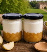Gaec de l'Elanion - Lot de 2 Fromage Blanc Poire