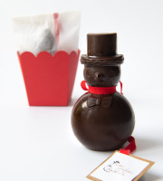 Mon jardin chocolaté - Bonhomme de neige Chocolat noir bio