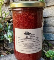 L’Oliveraie du Coudon - Confiture de fraises bio 300gr