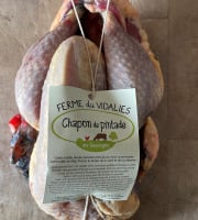 Ferme du Vidalies - [Précommande] Chapon de pintade ≈ 2,1kg - 6 à 8 personnes